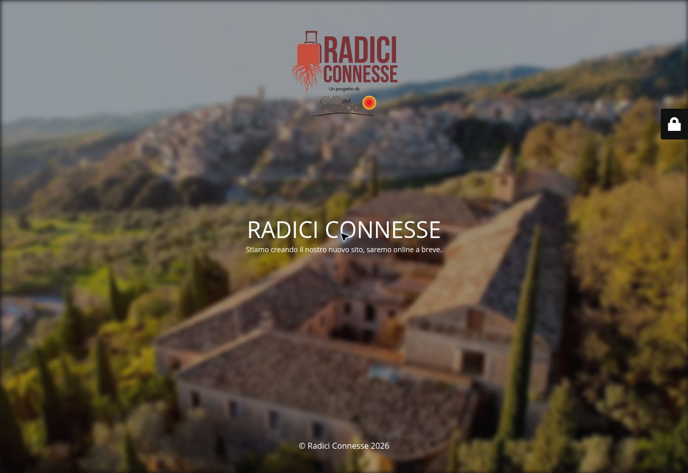 Pagina interna del sito Radici Connesse